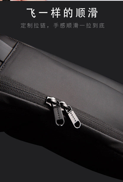 Big Big Bag #0034 - BANGE Waterproof Crossbody Bag – Multifunction Shoulder & Chest Pack for Men