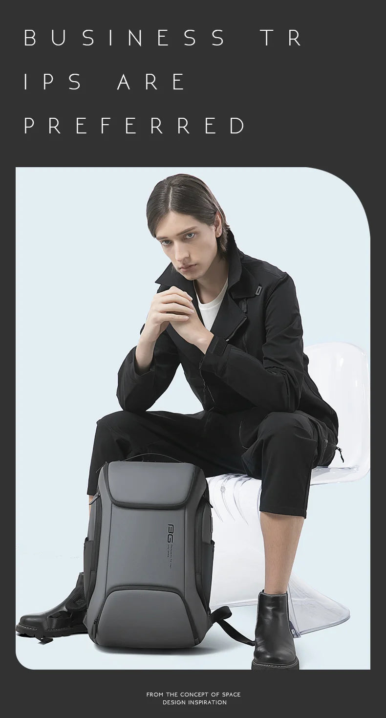 0011 BANGE Laptop Backpack – Waterproof Multifunctional Business & Daily Work Bag, Large Capacity