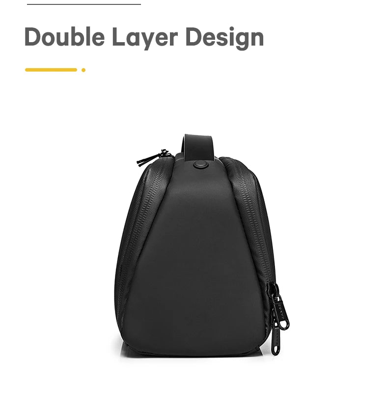0013 BANGE Toiletry Bag – Waterproof Oxford Fabric Hanging Travel Organizer for Men & Women
