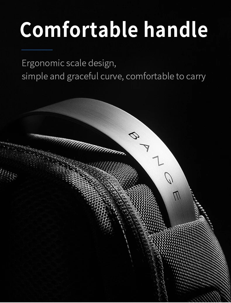 0052 BANGE Chest Bag – Waterproof Anti-Theft Crossbody Sling & Messenger Pack with USB Charging for Men