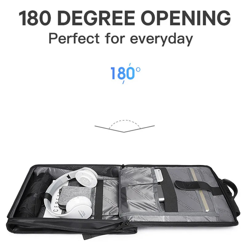 0008 BANGE Men’s Backpack – Waterproof 14.1 Inch Laptop Bag for Business, School & Travel