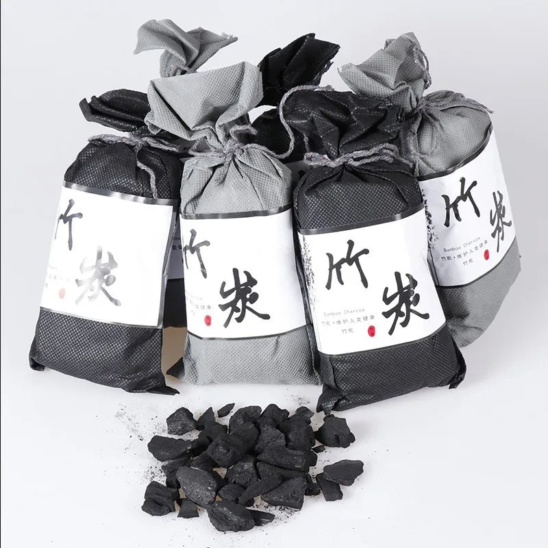 0098 Bamboo Charcoal Air Purifying Bags – Activated Carbon Odor Absorber for Refrigerator, Wardrobe, Shoes & Car