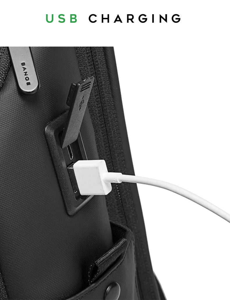 0011 BANGE Laptop Backpack – Waterproof Multifunctional Business & Daily Work Bag, Large Capacity
