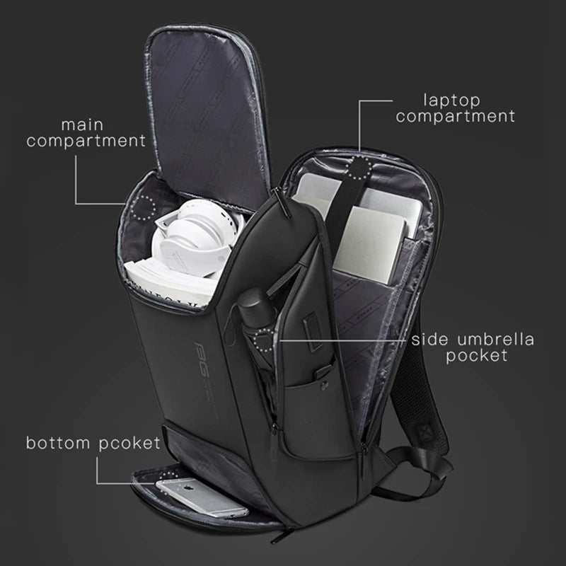 0011 BANGE Laptop Backpack – Waterproof Multifunctional Business & Daily Work Bag, Large Capacity
