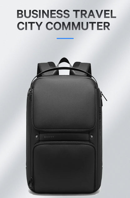 Big Big Bag #0020 - BANGE USB Business Backpack – Fits 15.6" Laptop, Waterproof & Anti-Theft