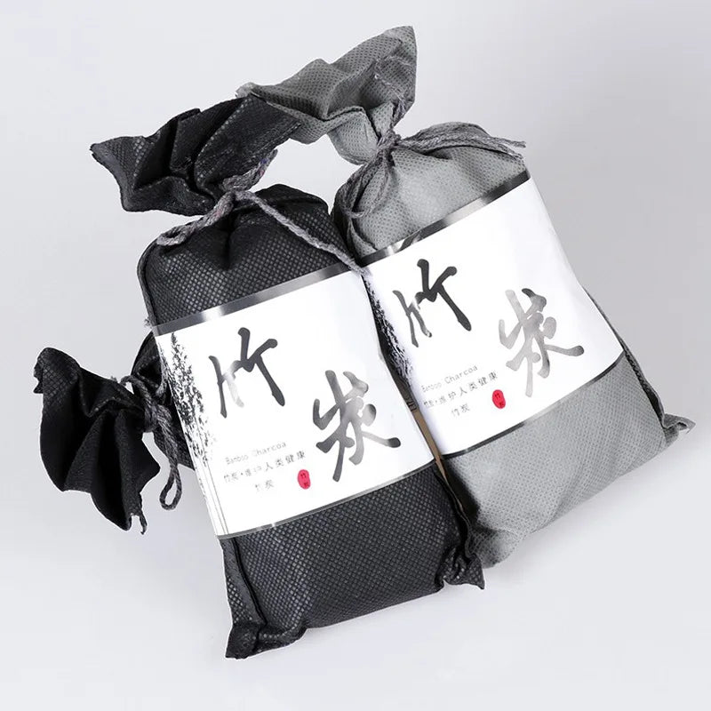 0098 Bamboo Charcoal Air Purifying Bags – Activated Carbon Odor Absorber for Refrigerator, Wardrobe, Shoes & Car