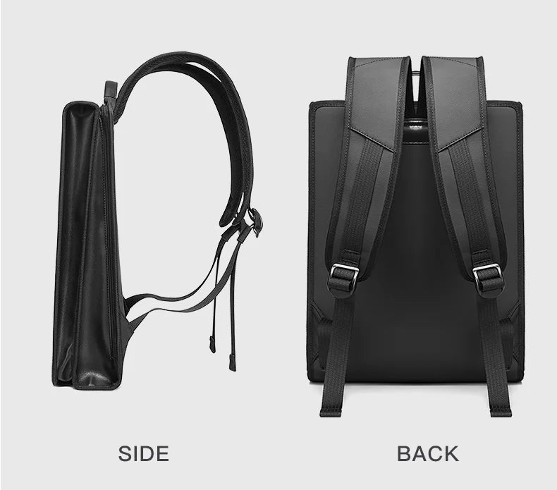 0008 BANGE Men’s Backpack – Waterproof 14.1 Inch Laptop Bag for Business, School & Travel