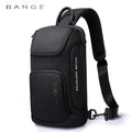0050 BANGE Crossbody Bag – Waterproof Shoulder & Messenger Chest Pack, Fits 9.7 Inch iPad for Men