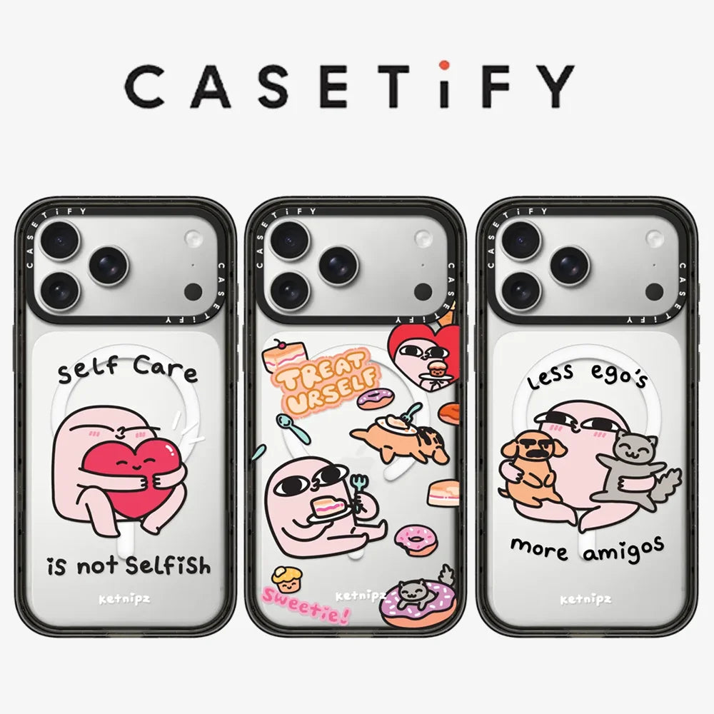 0129 Ketnipz Phone Case Collection – Positive Cartoon Designs by CASETiFY