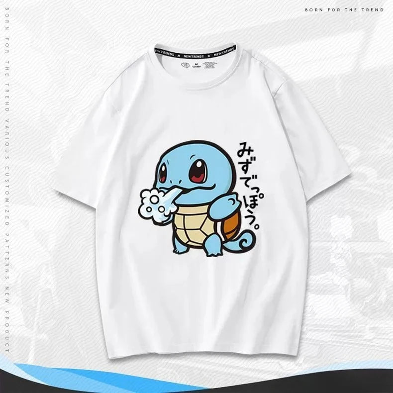 0089 Cartoon Cute Mini Elf T‑Shirt – 2026 Spring Fashion Parent‑Child Loose Fit Short Sleeve Tee