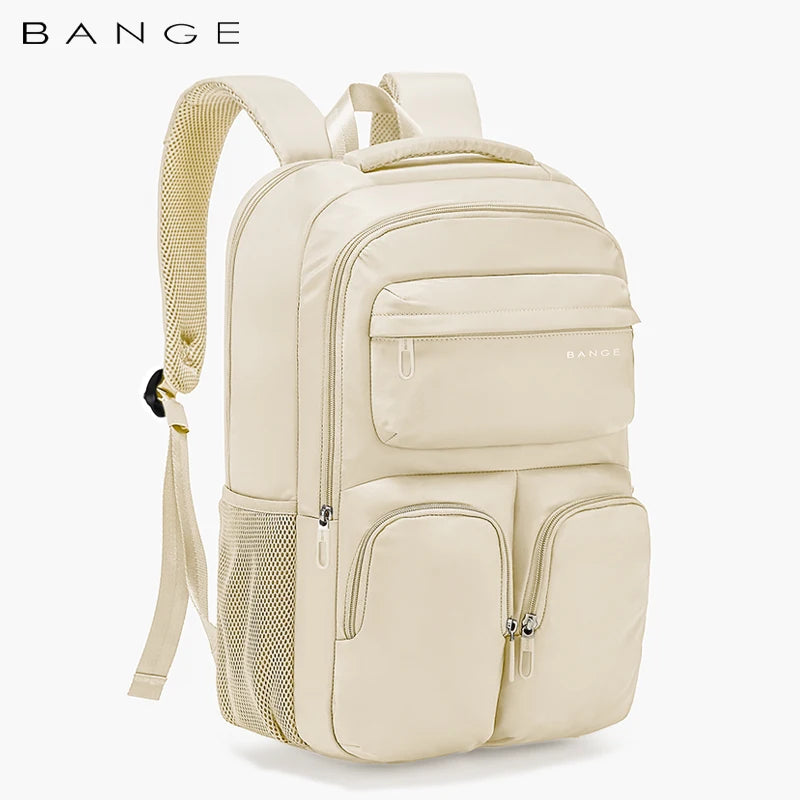 0032 BANGE Laptop Backpack – Waterproof 15.6 Inch Large Capacity Business & Travel Bag for Men & Women