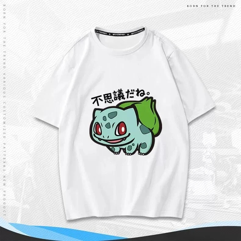 0089 Cartoon Cute Mini Elf T‑Shirt – 2026 Spring Fashion Parent‑Child Loose Fit Short Sleeve Tee