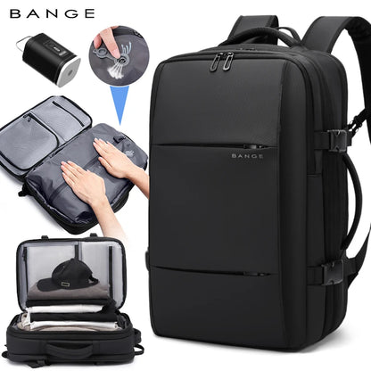 Big Big Bag #0036 - BANGE Expandable Travel Backpack – 17" Laptop, Vacuum Compression, Waterproof