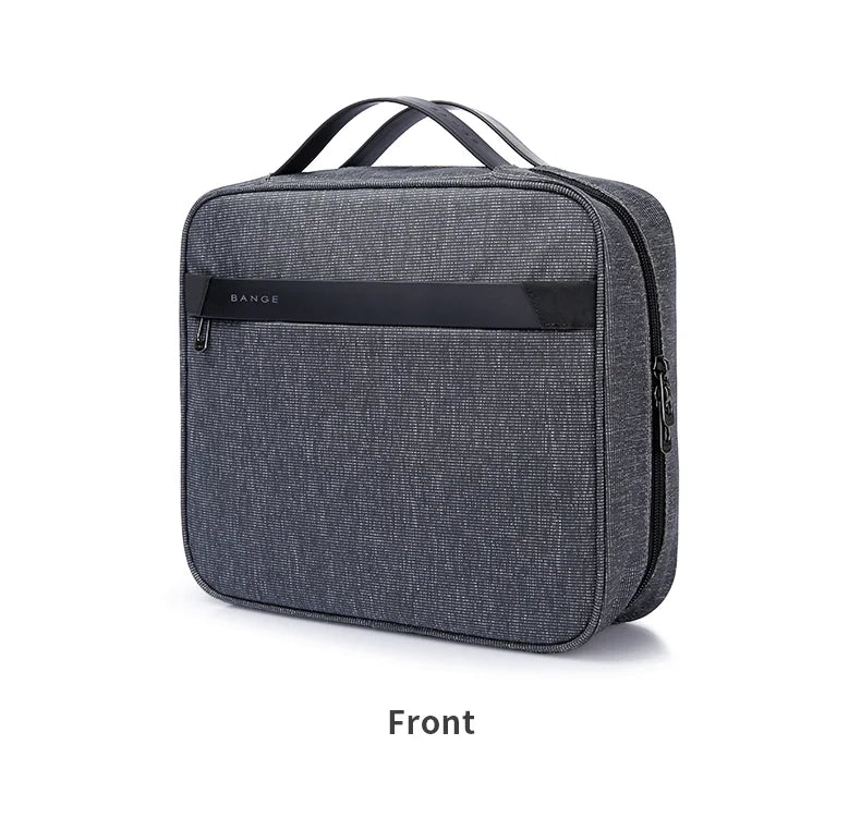 0016 BANGE Makeup Bag – Waterproof Travel Cosmetic Organizer for Women, Portable & Stylish