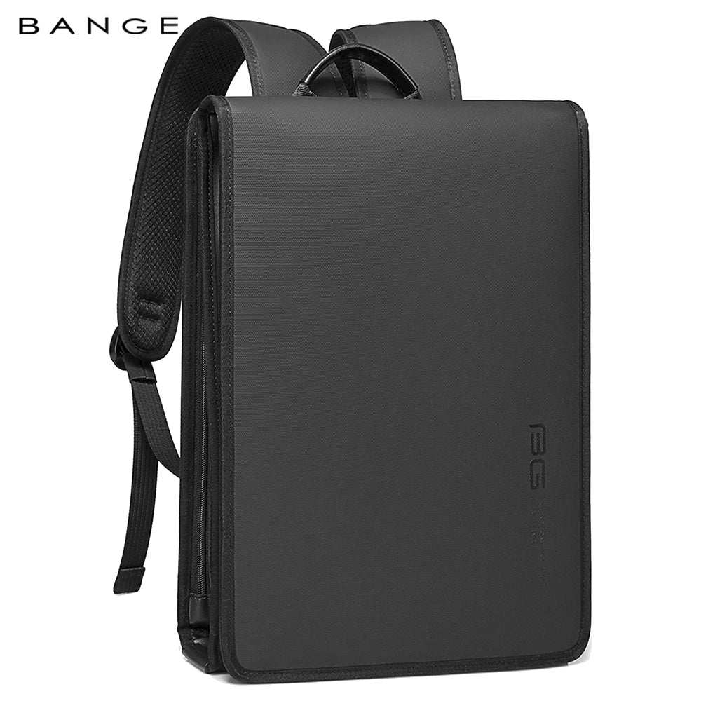 0008 BANGE Men’s Backpack – Waterproof 14.1 Inch Laptop Bag for Business, School & Travel