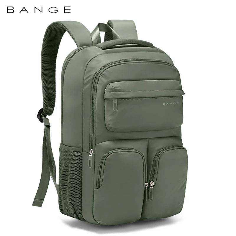 0032 BANGE Laptop Backpack – Waterproof 15.6 Inch Large Capacity Business & Travel Bag for Men & Women