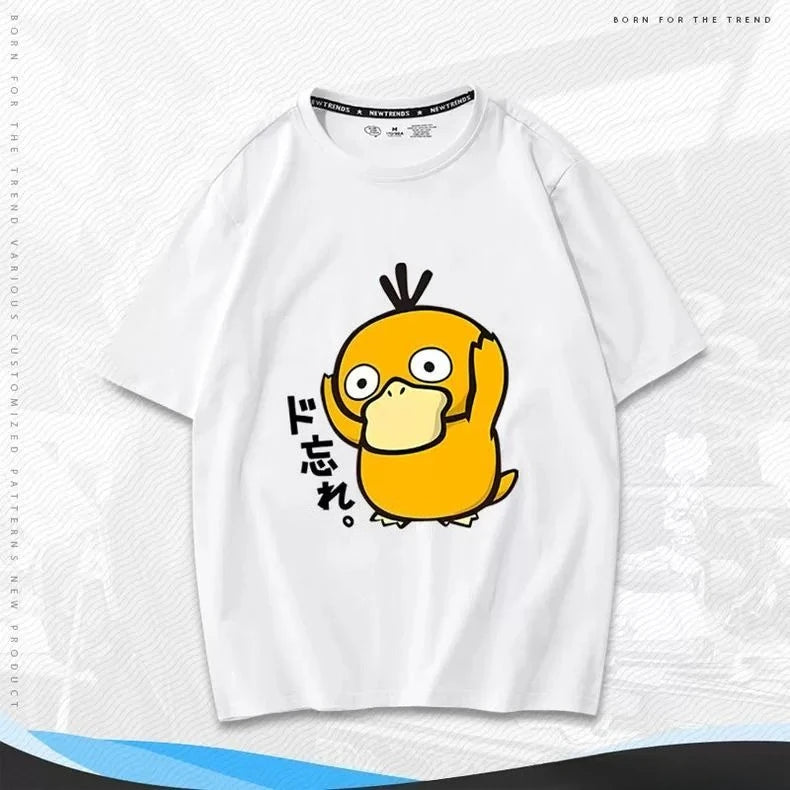 0089 Cartoon Cute Mini Elf T‑Shirt – 2026 Spring Fashion Parent‑Child Loose Fit Short Sleeve Tee
