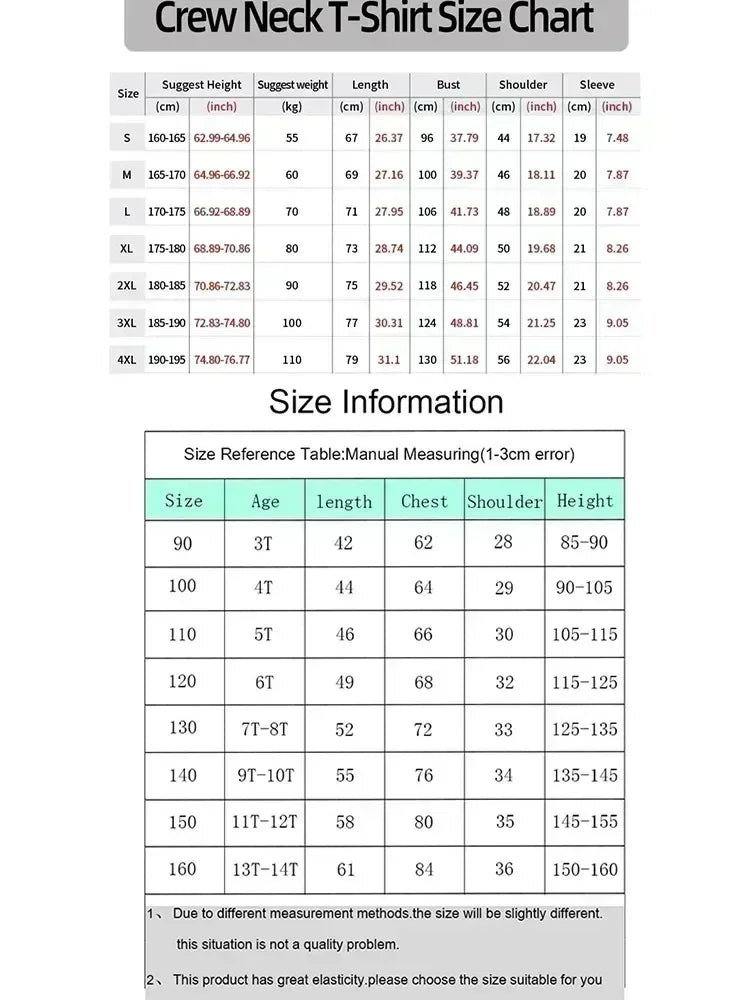 0089 Cartoon “Under the Mask” T‑Shirt – 2026 Spring Fashion Parent‑Child Loose Fit Short Sleeve Tee