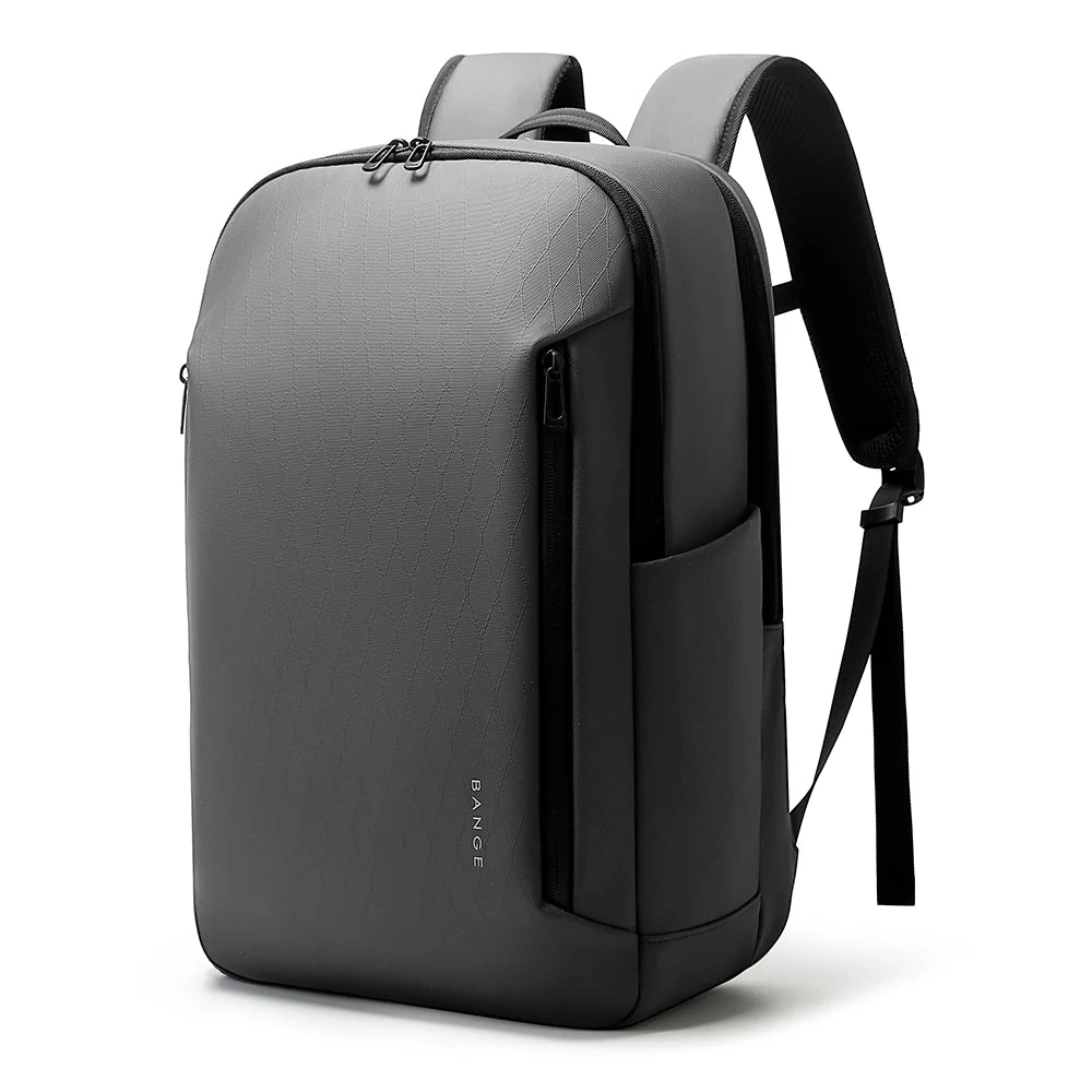 0053 BANGE Casual Backpack – Waterproof 15.6 Inch Laptop Bag, Multi-Pocket Travel & School Rucksack with YKK Zippers