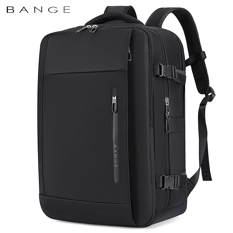 0018 BANGE Laptop Backpack – Waterproof 15.6 Inch Bag with USB Charging, Business & Travel