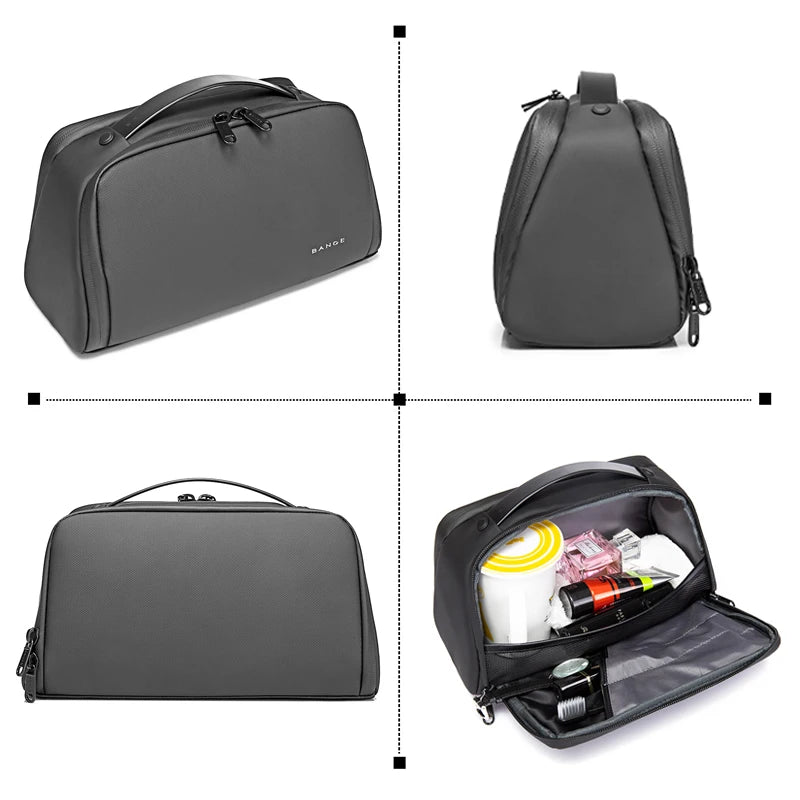 0013 BANGE Toiletry Bag – Waterproof Oxford Fabric Hanging Travel Organizer for Men & Women
