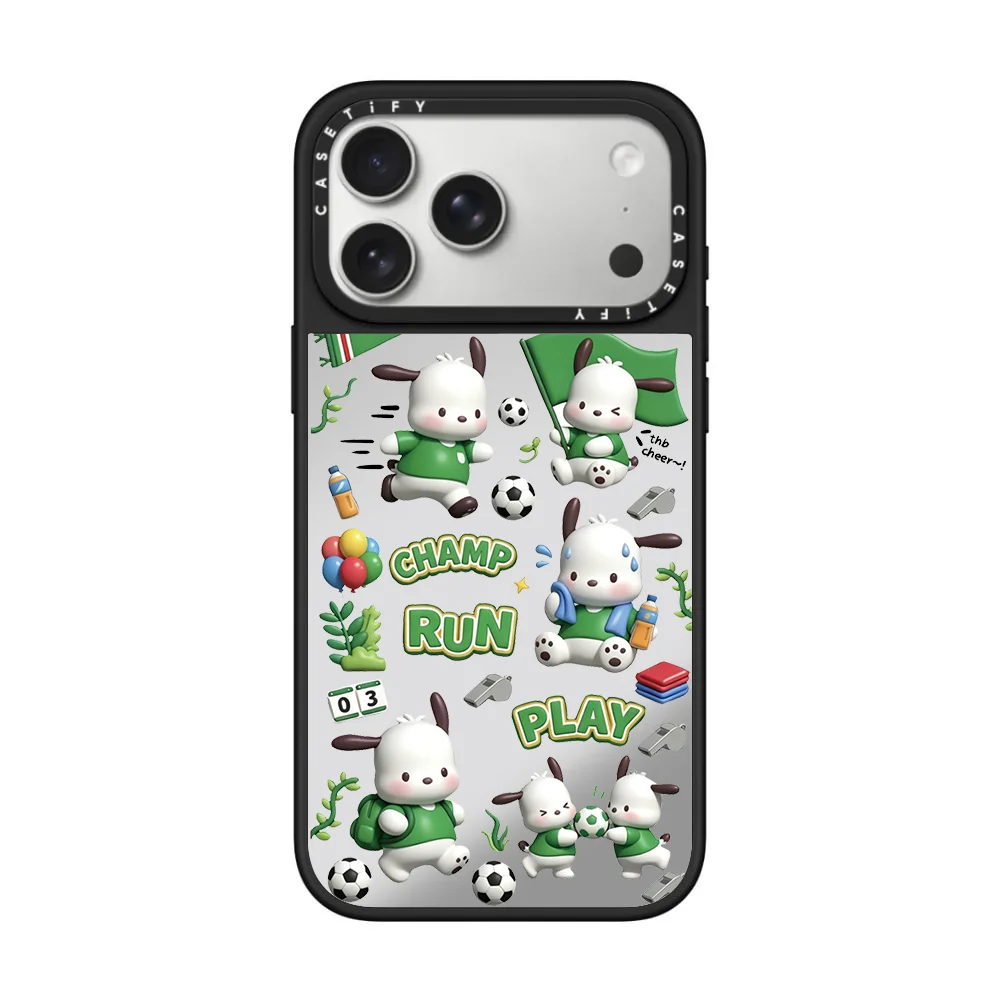 0126 Sanrio Soccer Series Phone Case – Hello Kitty, Cinnamoroll, Kuromi & My Melody by CASETiFY