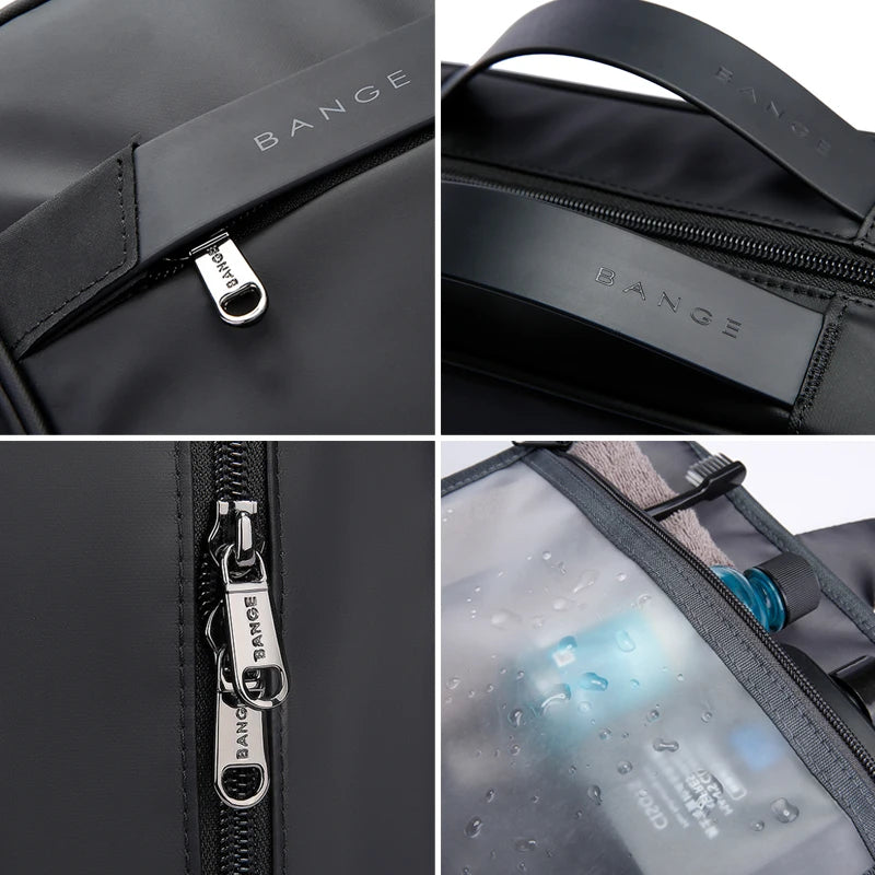 0016 BANGE Makeup Bag – Waterproof Travel Cosmetic Organizer for Women, Portable & Stylish