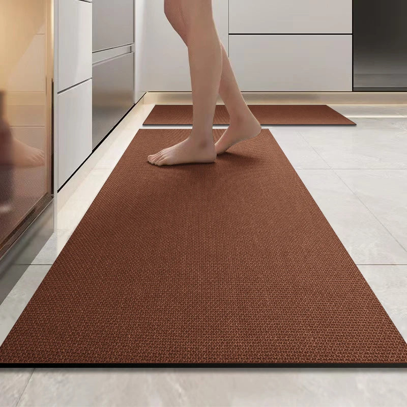 0092 Simple Diatomaceous Earth Kitchen Mat – Long Strip Non‑Slip Absorbent Household & Bathroom Soft Mat