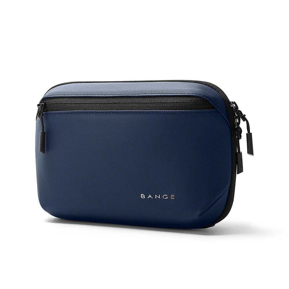 0054 BANGE Electronics Organizer – Waterproof Extra-Large 3-Layer Tech Storage Bag for Travel