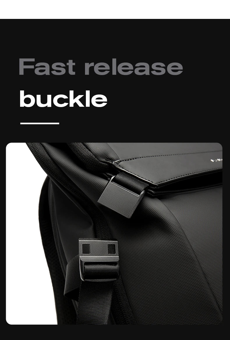0023 BANGE Business Laptop Backpack – Waterproof 15.6 Inch Multi‑Compartment Travel & Work Bag for Men & Women