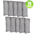 0096 10PCS Bamboo Charcoal Bags – Natural Activated Charcoal Odor Absorber & Moisture Eliminator for Car, Closet & Shoes