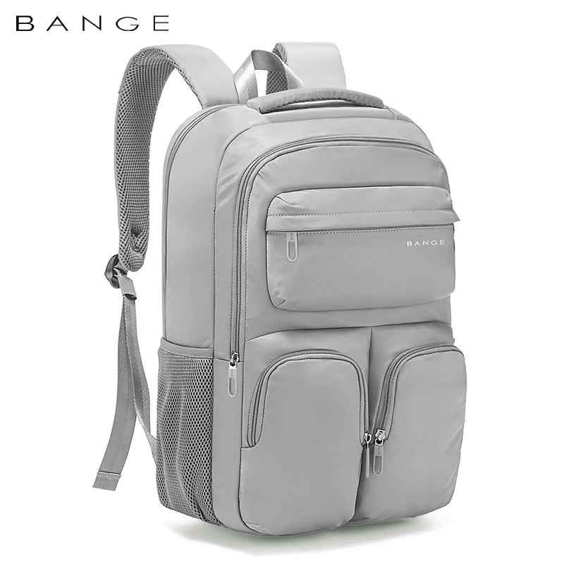 0032 BANGE Laptop Backpack – Waterproof 15.6 Inch Large Capacity Business & Travel Bag for Men & Women