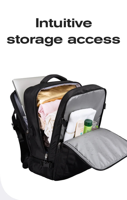 Big Big Bag #0018 - BANGE Waterproof Laptop Backpack – 15.6" USB Charging Business & Travel Bag for Men