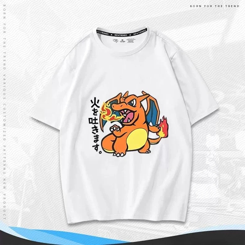 0089 Cartoon Cute Mini Elf T‑Shirt – 2026 Spring Fashion Parent‑Child Loose Fit Short Sleeve Tee