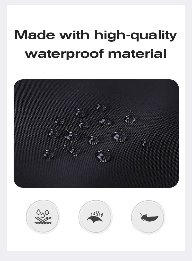 Big Big Bag #0018 - BANGE Waterproof Laptop Backpack – 15.6" USB Charging Business & Travel Bag for Men