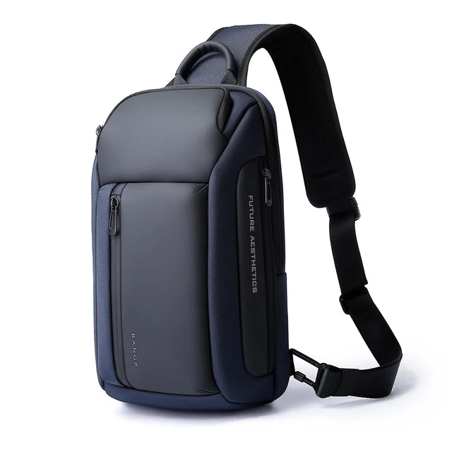 0022 BANGE Chest Bag – Waterproof Oxford Crossbody & Shoulder Satchel with Large Capacity for Men