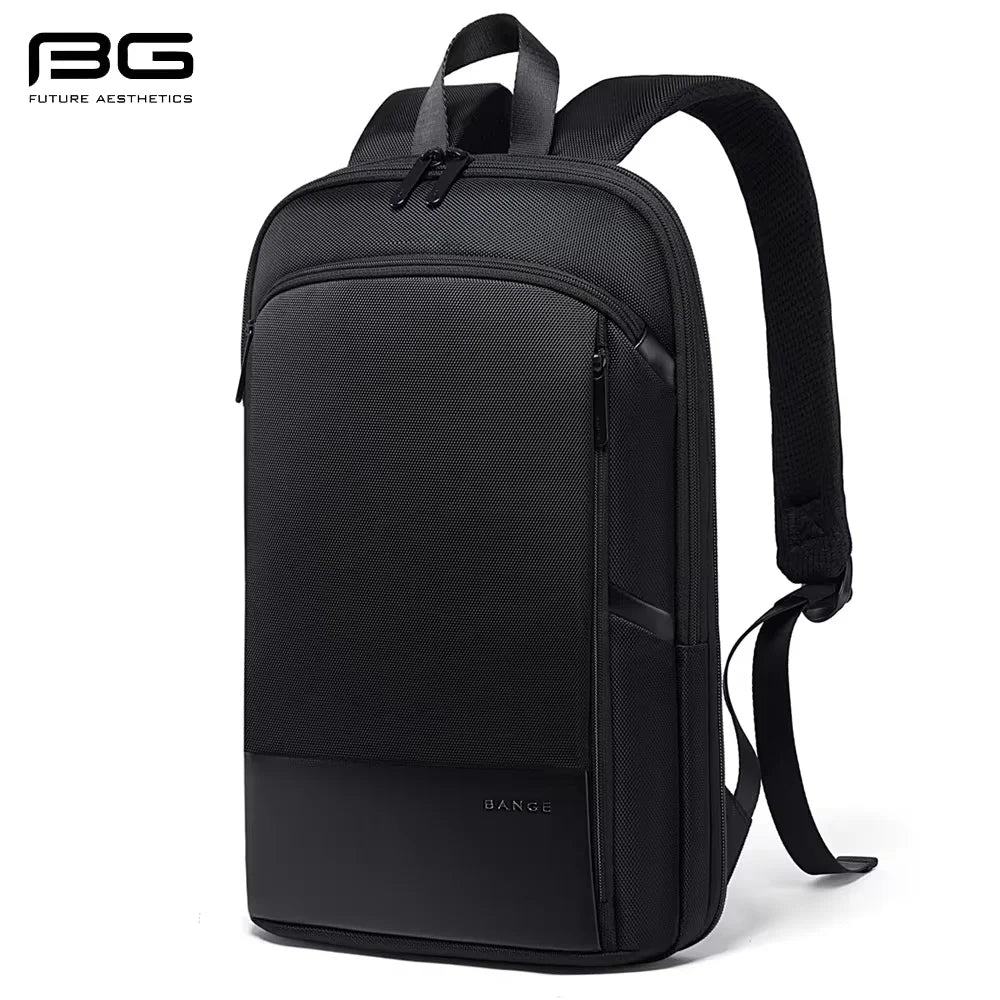 0028 BANGE Waterproof Sling Bag – Men’s Chest Pack with USB Charging, Fits iPad Mini
