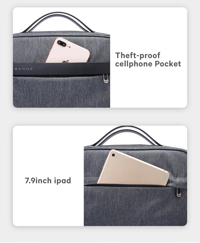 0016 BANGE Makeup Bag – Waterproof Travel Cosmetic Organizer for Women, Portable & Stylish