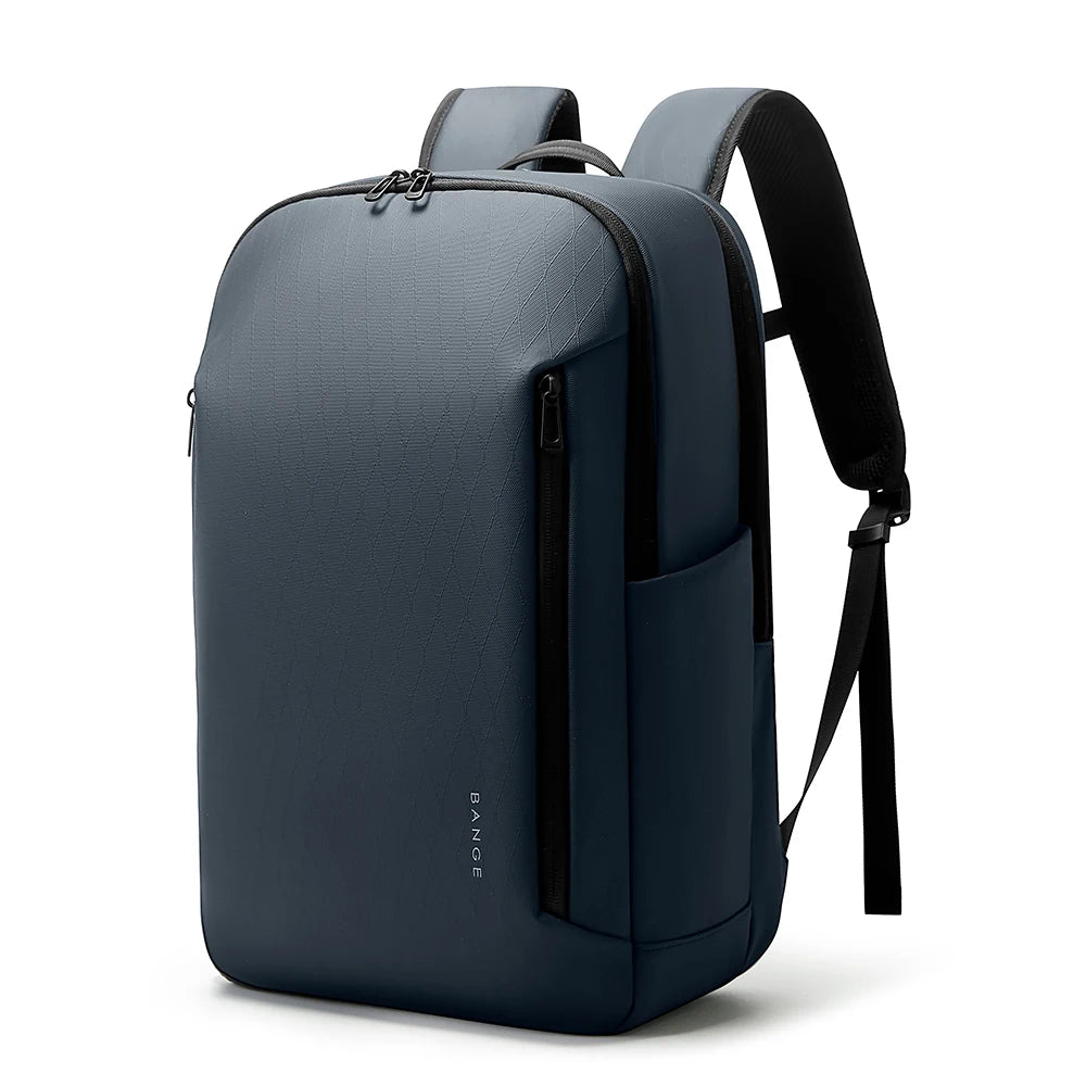 0053 BANGE Casual Backpack – Waterproof 15.6 Inch Laptop Bag, Multi-Pocket Travel & School Rucksack with YKK Zippers