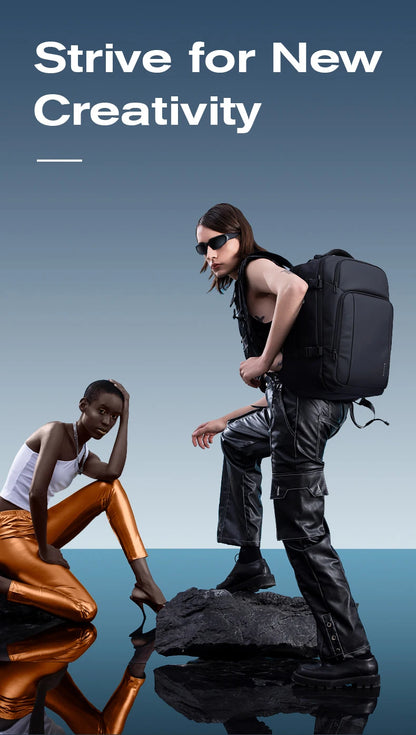 Big Big Bag #0035 - BANGE Large Capacity Laptop Backpack – 15.6" Waterproof Oxford with USB