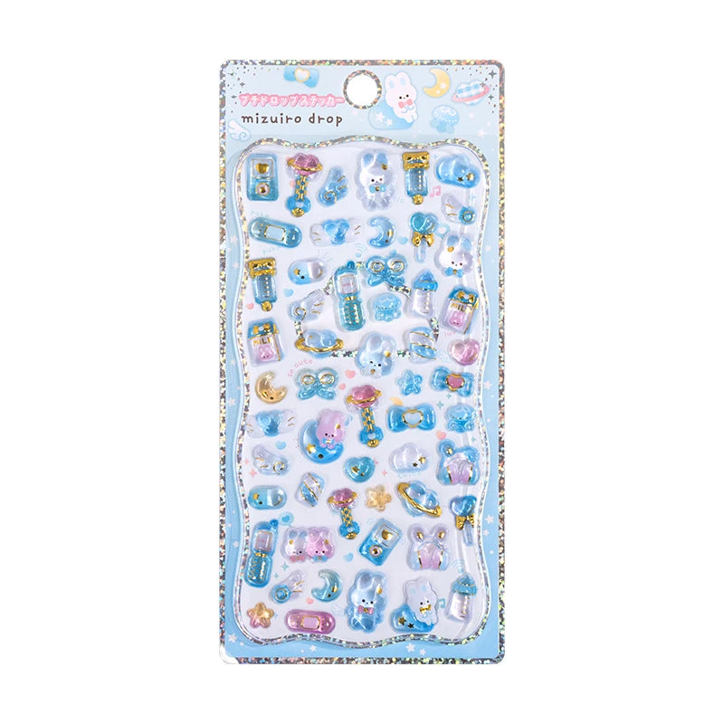 0117 Mini Japanese Style 3D Drop Relief Stickers – Cute Cartoon DIY Scrapbooking, Journaling, Stationery, Diary & School Decoration