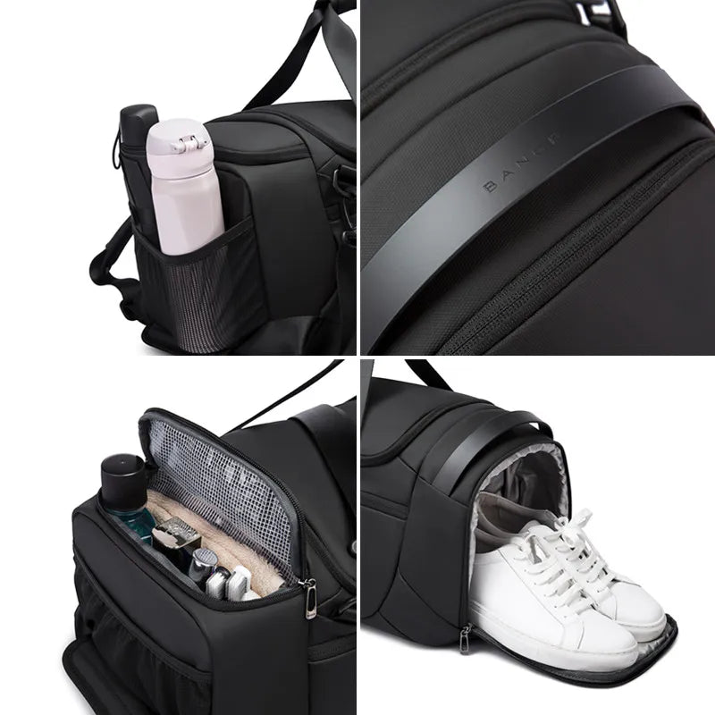 0017 BANGE Sports Gym Bag – Waterproof Duffel with Dry/Wet Separation for Men’s Fitness & Travel