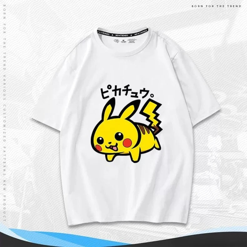 0089 Cartoon Cute Mini Elf T‑Shirt – 2026 Spring Fashion Parent‑Child Loose Fit Short Sleeve Tee