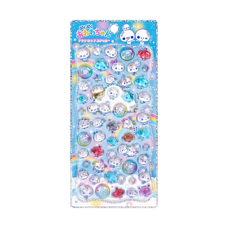 0117 Mini Japanese Style 3D Drop Relief Stickers – Cute Cartoon DIY Scrapbooking, Journaling, Stationery, Diary & School Decoration