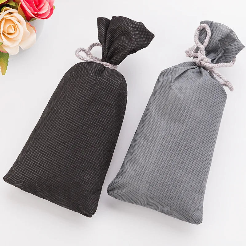 0098 Bamboo Charcoal Air Purifying Bags – Activated Carbon Odor Absorber for Refrigerator, Wardrobe, Shoes & Car