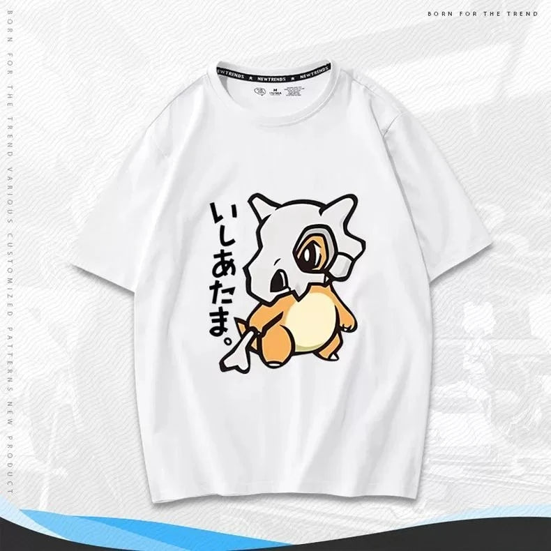 0089 Cartoon Cute Mini Elf T‑Shirt – 2026 Spring Fashion Parent‑Child Loose Fit Short Sleeve Tee
