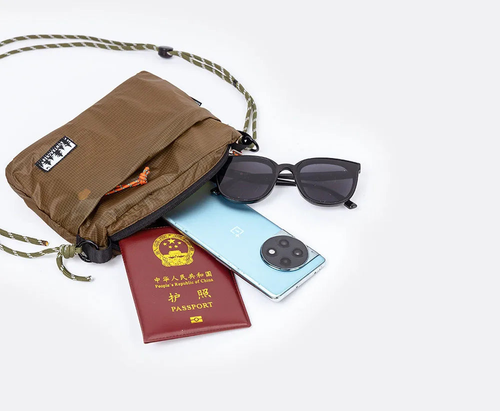 0135 Mini Crossbody Bag – Lightweight Nylon Square Shoulder Bag for Travel & Everyday Use