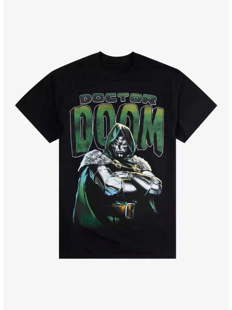 0087 Marvel Fantastic Four T‑Shirt – 2026 Dr. Doom Comic Graphic Tee, Men’s & Women’s Casual Plus Size