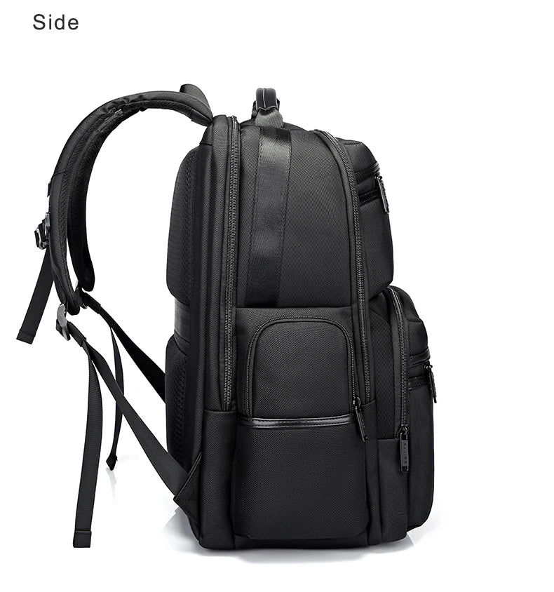 0057 BANGE Anti-Theft Laptop Backpack – Waterproof 15.6 Inch Oxford Bag with USB Charging for Men