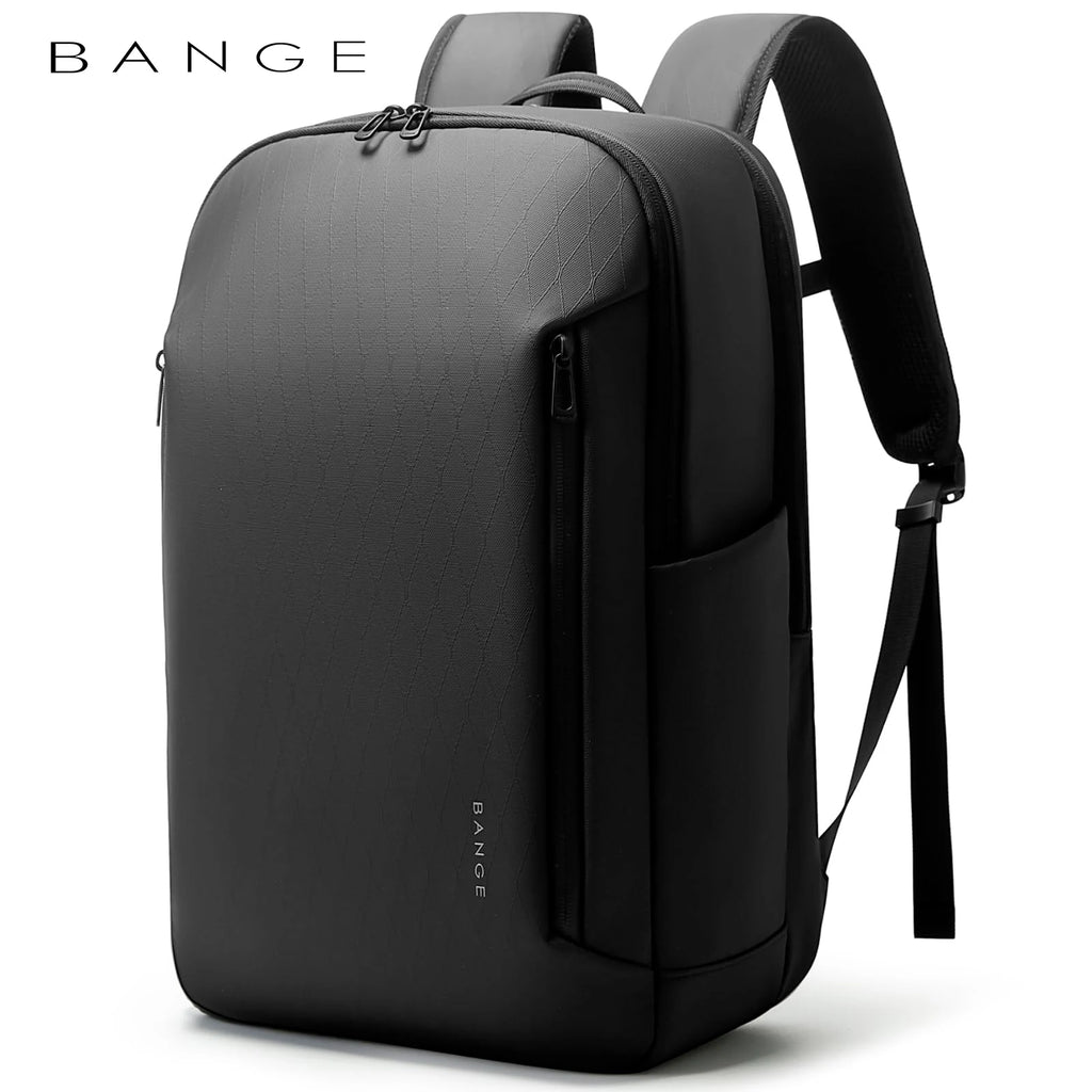 0053 BANGE Casual Backpack – Waterproof 15.6 Inch Laptop Bag, Multi-Pocket Travel & School Rucksack with YKK Zippers